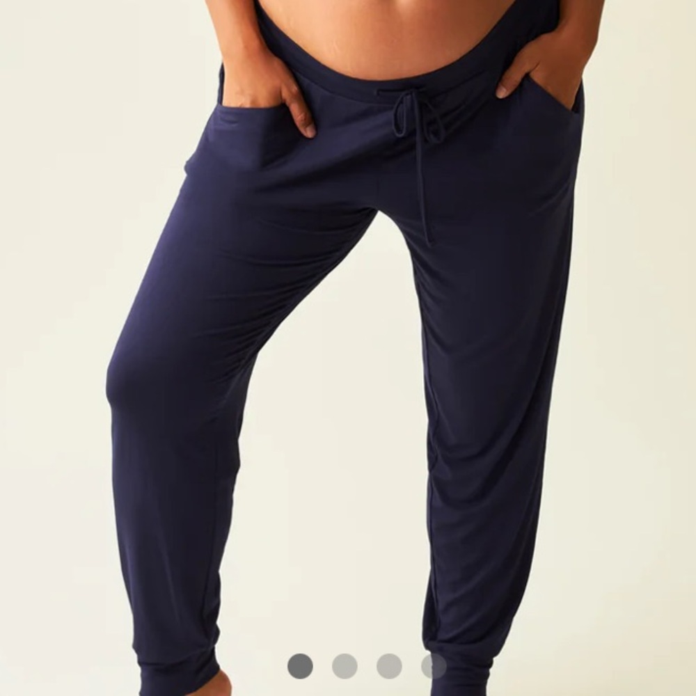 Kindred Bravely Navy Maternity Joggers